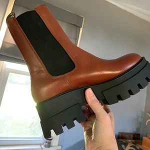 GB Dillard’s Chestnut Lug Sole Chelsea Boot NIB